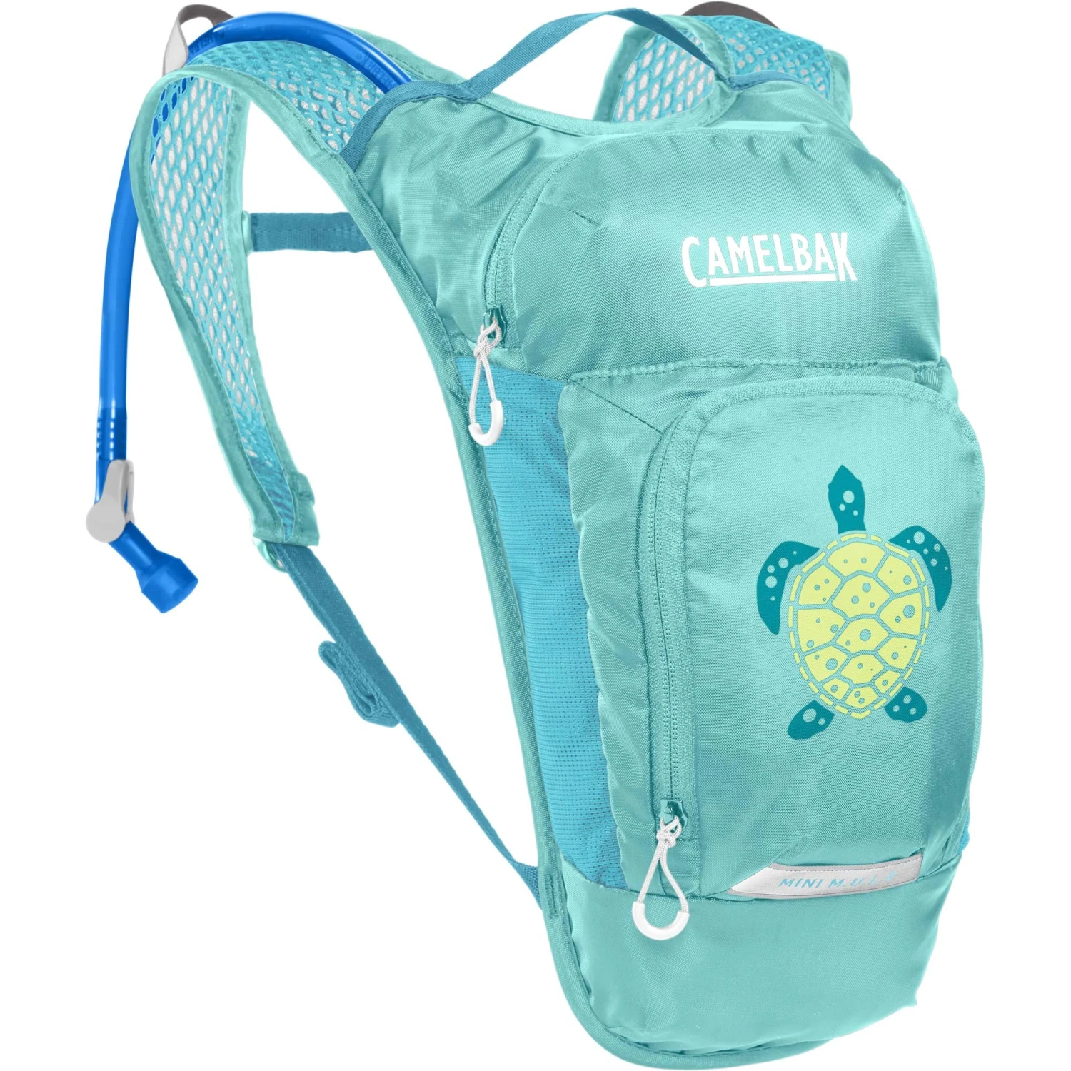 Camelbak Mini MULE 1.5l Reservoir Kids Hydration Pack -Green/Mountains - Image 11