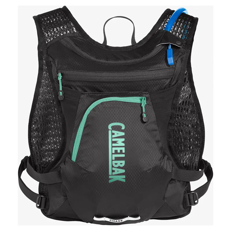 Camelbak Chase Bike Vest 4 Litre Womens Hydration Pack - Black/mint - Image 9