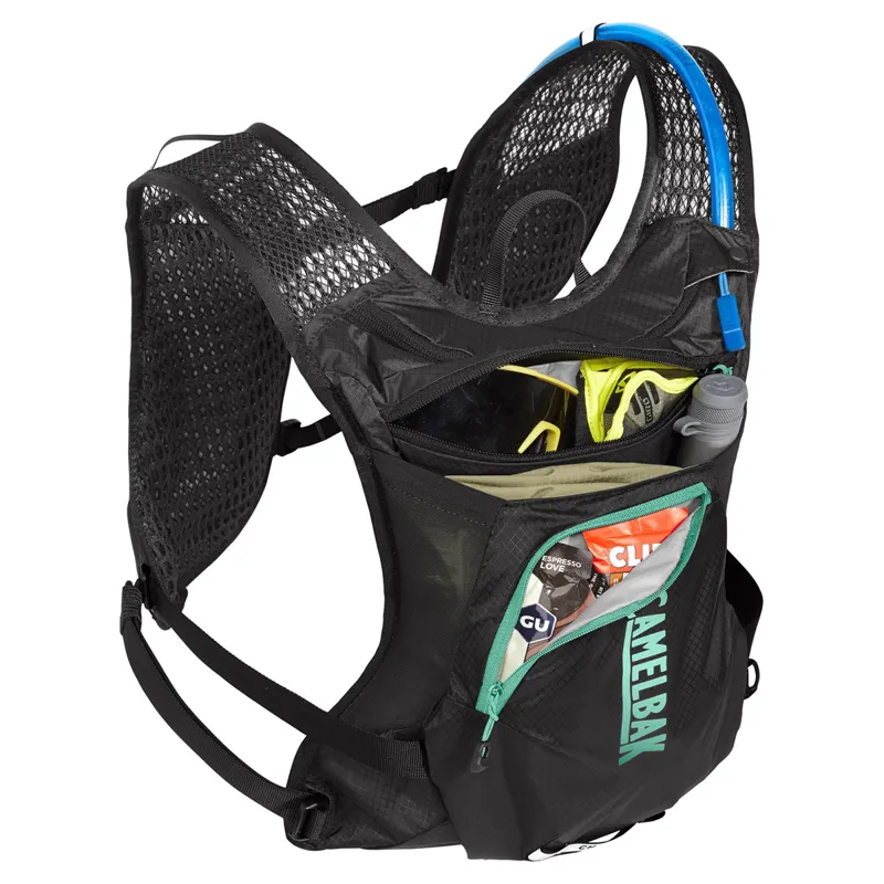 Camelbak Chase Bike Vest 4 Litre Womens Hydration Pack - Black/mint - Image 6