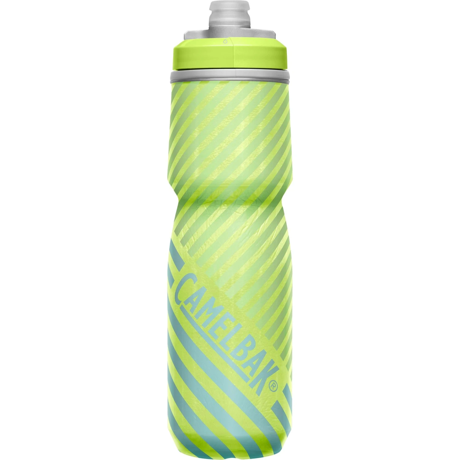 Camelbak Podium Chill Outdoor Bottle - 710ml - Grey/Teal Stripe - Image 4