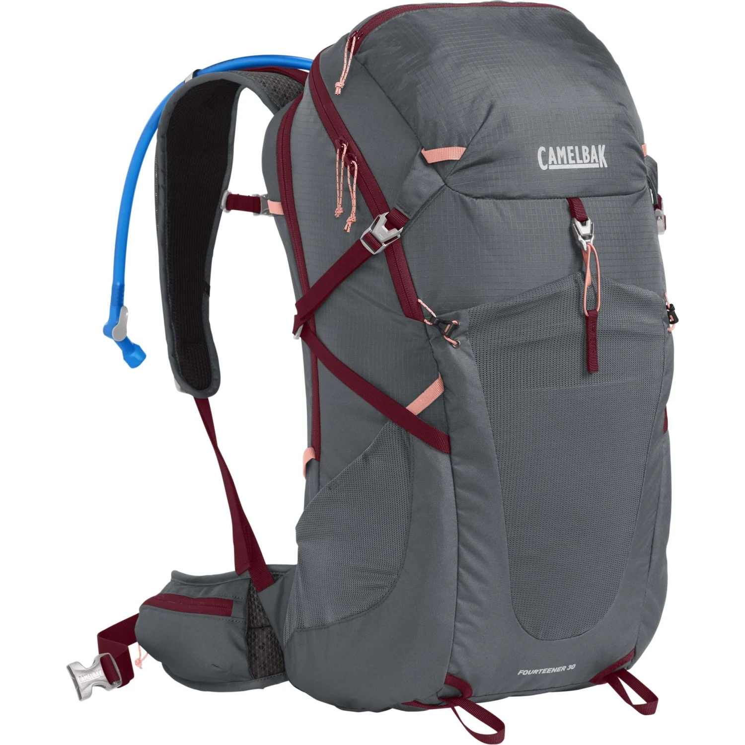Camelbak Fourteener 30 Women's Hydration Pack With 3L Reservoir - Blue/Coral - Image 2